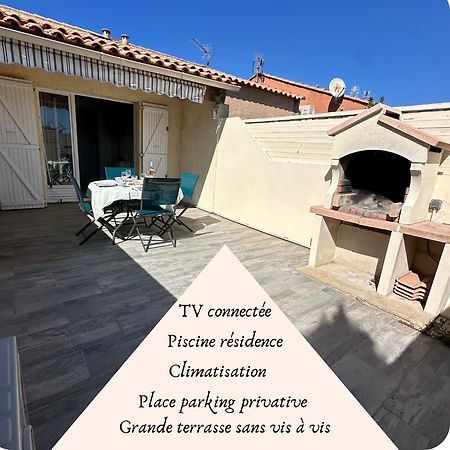 La Discrete Toute Equipee Avec Piscine Gruissan Εξωτερικό φωτογραφία